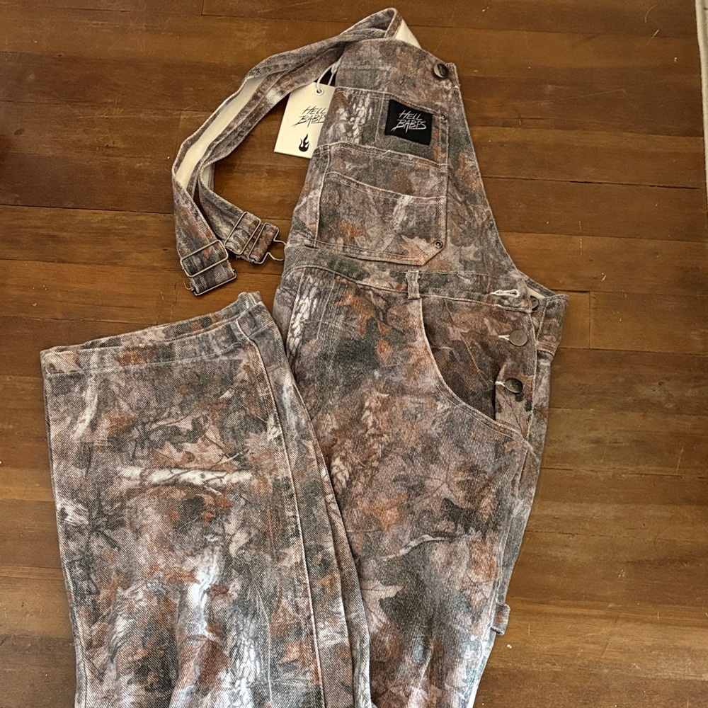 Hellbabes Camo Overalls